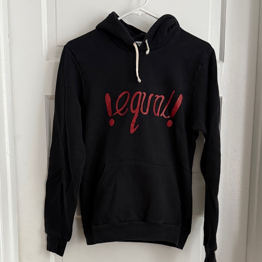 Re/Done Black !equal! Hoodie